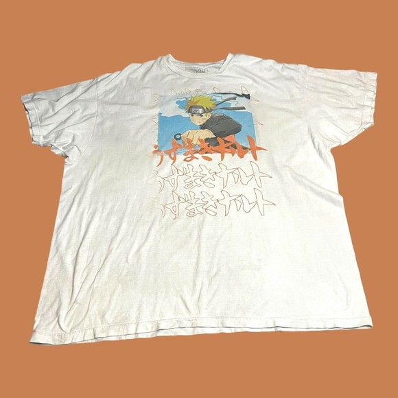Vintage Naruto Shippuden Shirt 2xl Anime 2002 VTG Cond See Pics! Manga Video Gme - Picture 2 of 7